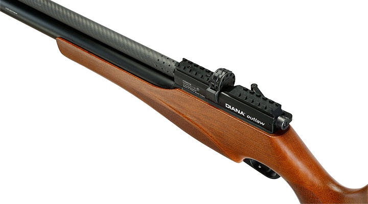Diana Outlaw Gen. 2 Pressluftgewehr PCP Kal. 5,5 mm Diabolo Holzschaft inkl. 2 x 10-Schuss Magazin Bild 3