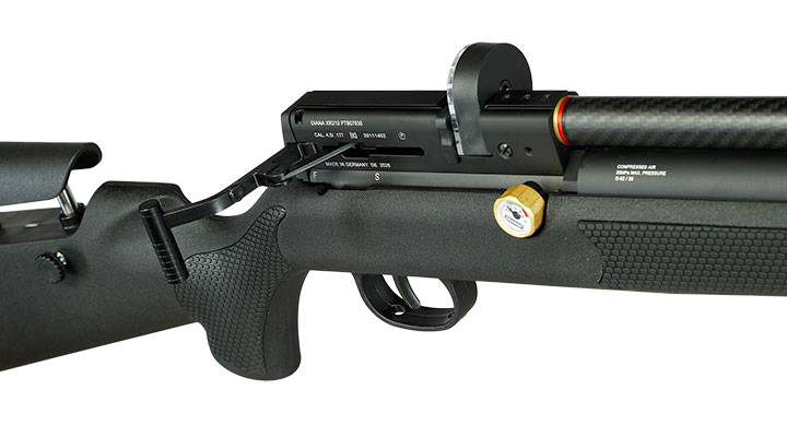 Diana XR210 Pressluftgewehr PCP Kal. 5,5 mm Diabolo schwarz inkl. 12-Schuss Magazin Bild 9