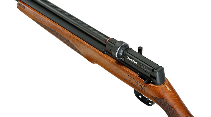 Diana XR210 Premium Pressluftgewehr PCP Kal. 5,5 mm Diabolo Holzschaft inkl. 12-Schuss Magazin Bild 3