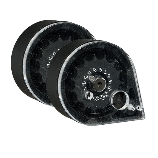 Diana Trommelmagazin 14 Schuss 4,5 mm Diabolo schwarz f. Diana XR200 / XR210 PCP Druckluft-Gewehre - 2 St�ck