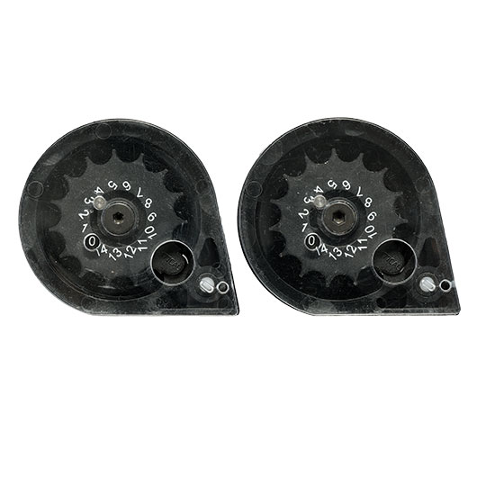 Diana Trommelmagazin 14 Schuss 4,5 mm Diabolo schwarz f. Diana XR200 / XR210 PCP Druckluft-Gewehre - 2 St�ck Bild 1