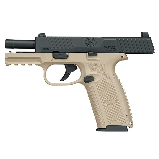 Cybergun FN Herstal FN 509 CO2 Luftpistole Kal. 4,5mm BB mit Metallschlitten Blowback Dual Tone Bild 4