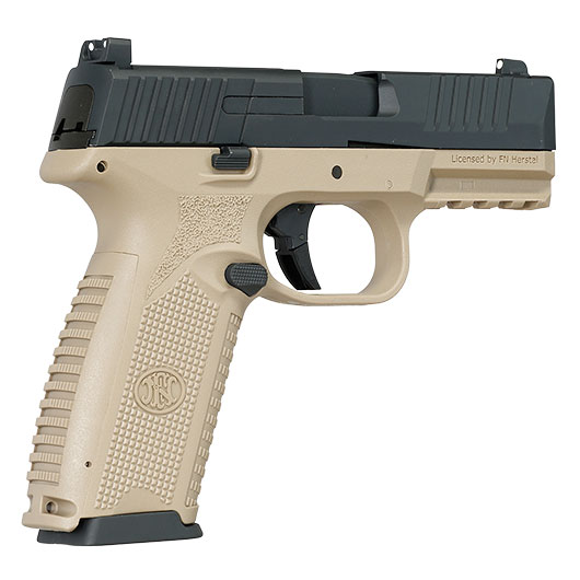 Cybergun FN Herstal FN 509 CO2 Luftpistole Kal. 4,5mm BB mit Metallschlitten Blowback Dual Tone Bild 6