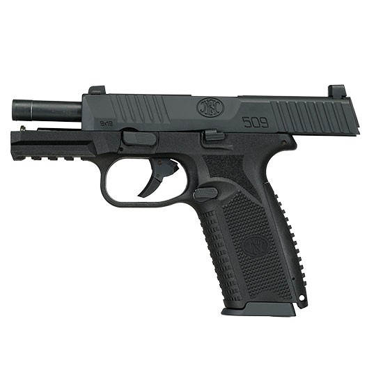 Cybergun FN Herstal FN 509 CO2 Luftpistole Kal. 4,5mm BB mit Metallschlitten Blowback schwarz Bild 4