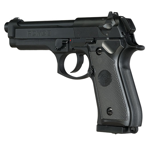 Crosman PDM9B CO2 Luftpistole Kal. 4,5mm BB / Diabolo mit Metallschlitten Blowback schwarz Bild 10