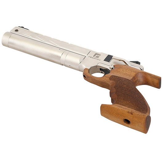 Reximex RPA PCP Pressluftpistole Kal. 4,5 mm Diabolo mit Holzgriff silber inkl. 3 x Magazin / Tasche Bild 6