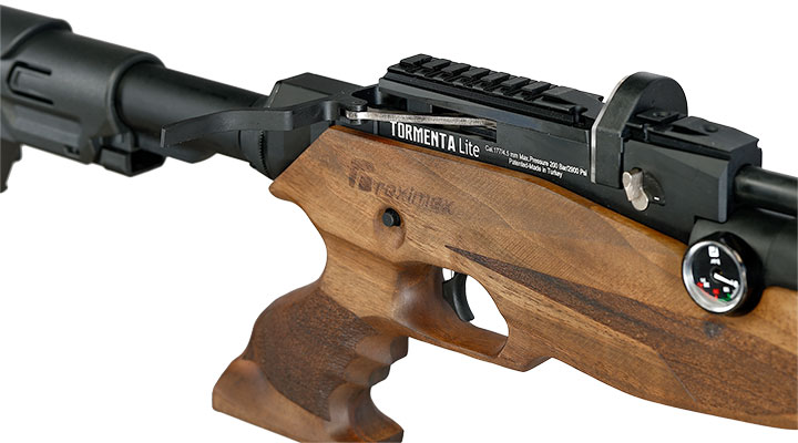 Reximex Tormenta W Lite Pressluftgewehr PCP Kal. 4,5 mm Diabolo Walnussholz inkl. 2 x 14-Schuss Magazin Bild 10