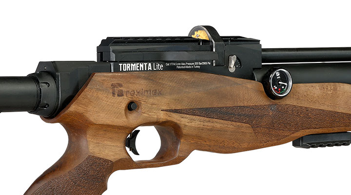 Reximex Tormenta W Lite Pressluftgewehr PCP Kal. 4,5 mm Diabolo Walnussholz inkl. 2 x 14-Schuss Magazin Bild 6