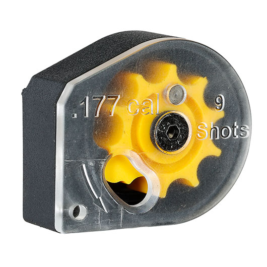 Reximex Trommelmagazin 9 Schuss 4,5 mm Diabolo schwarz f. Reximex RP / RPA Pistolen