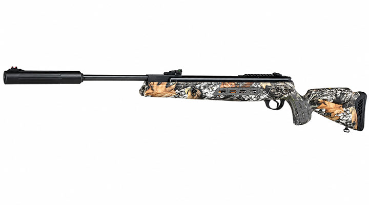 SET Hatsan 125 Sniper Knicklauf Luftgewehr 4,5 mm Diabolo Mossy Oak Camo mit Zielfernrohr 4x20 und 900 Diabolos Bild 1