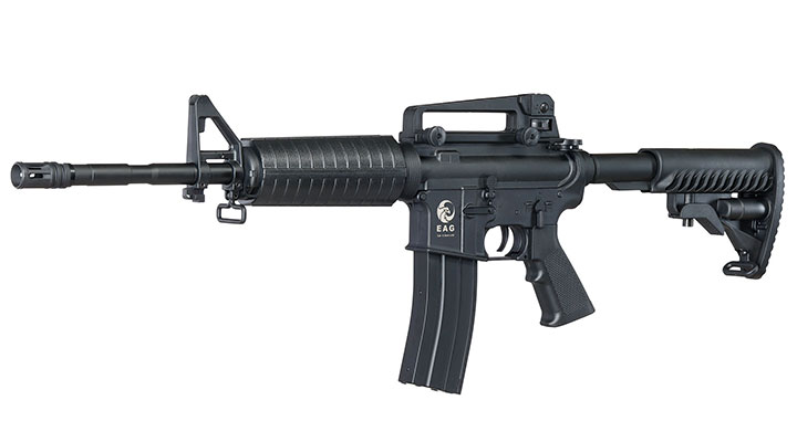 SET APS M4A1 Carbine S-EAG Luftgewehr 4,5 mm BB mit WoSport Training Target und 2500 Stahl BBs Bild 1