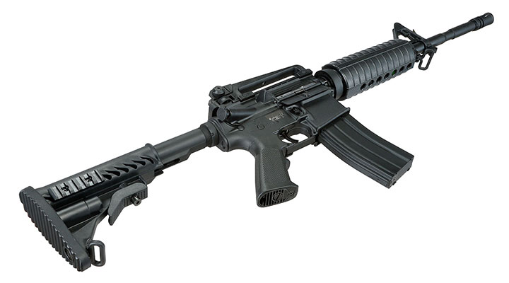 SET APS M4A1 Carbine S-EAG Luftgewehr 4,5 mm BB mit WoSport Training Target und 2500 Stahl BBs Bild 7