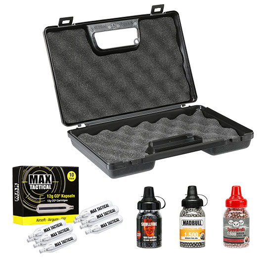 SET Sig Sauer 1911 Spartan CO2 Luftpistole Vollmetall 4,5 mm BB mit Koffer, 4000 BBs und 10 CO2-Kapseln Bild 10