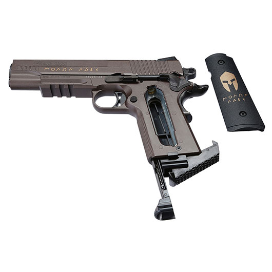 SET Sig Sauer 1911 Spartan CO2 Luftpistole Vollmetall 4,5 mm BB mit Koffer, 4000 BBs und 10 CO2-Kapseln Bild 4