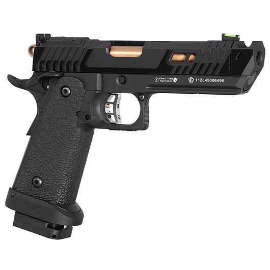 SET KLI Hi-Capa 4.3 Night Viper CO2 Luftpistole 4,5 mm BB mit Koffer, 3000 BBs und 10 CO2-Kapseln Bild 7