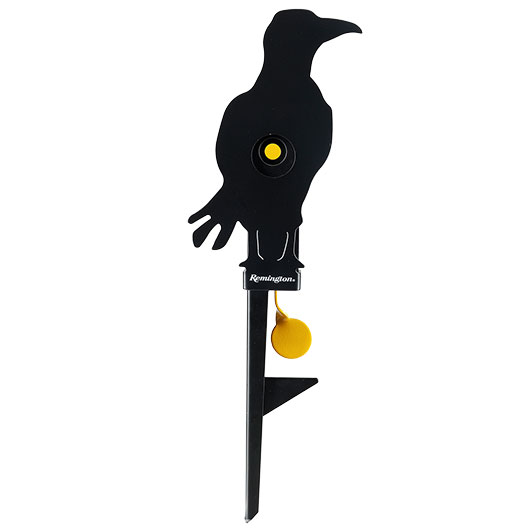 Remington Hit & Reset Klappziel Kr�he aus Stahl mit Schuss-R�ckstellung schwarz Bild 1