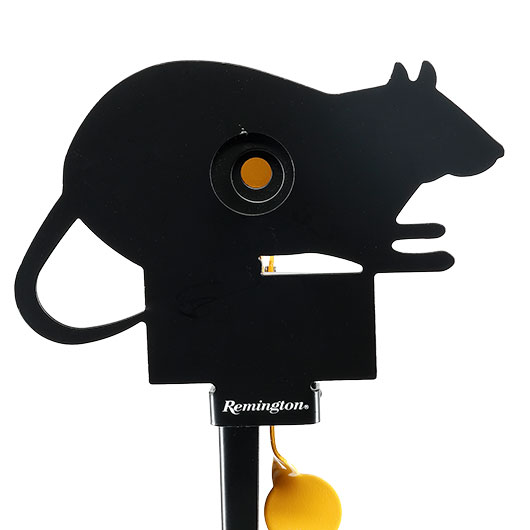 Remington Hit & Reset Klappziel Ratte aus Stahl mit Schuss-R�ckstellung schwarz Bild 4