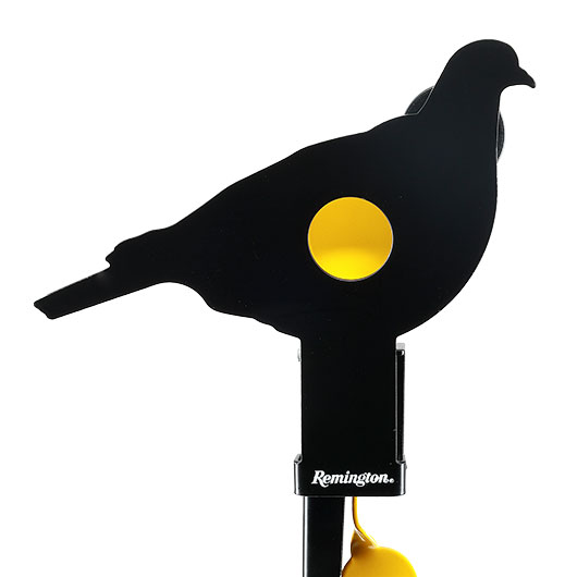 Remington Hit & Reset Klappziel Taube aus Stahl mit Schuss-R�ckstellung schwarz Bild 3