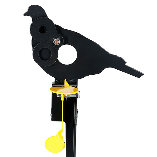Remington Hit & Reset Klappziel Taube aus Stahl mit Schuss-R�ckstellung schwarz Bild 9