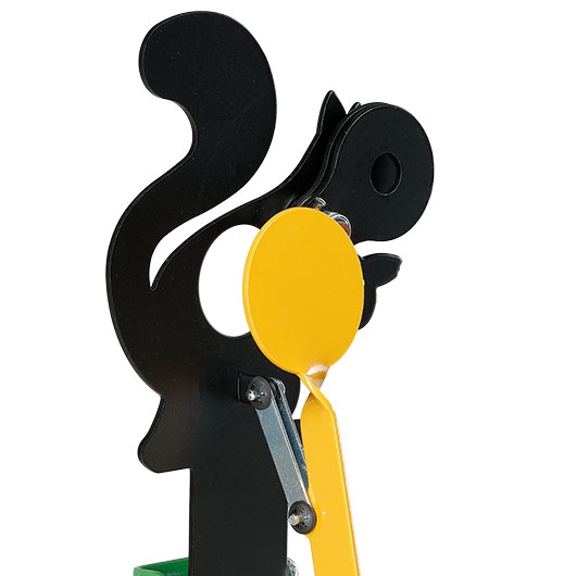 Remington Pull To Reset Klappziel Eichh�rnchen aus Stahl mit Seilzug-R�ckstellung schwarz Bild 4