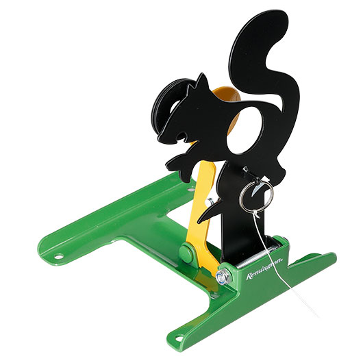 Remington Pull To Reset Klappziel Eichh�rnchen aus Stahl mit Seilzug-R�ckstellung schwarz Bild 5