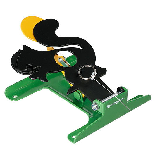 Remington Pull To Reset Klappziel Eichh�rnchen aus Stahl mit Seilzug-R�ckstellung schwarz Bild 6