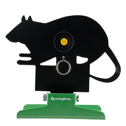 Remington Pull To Reset Klappziel Ratte aus Stahl mit Seilzug-R�ckstellung schwarz Bild 1