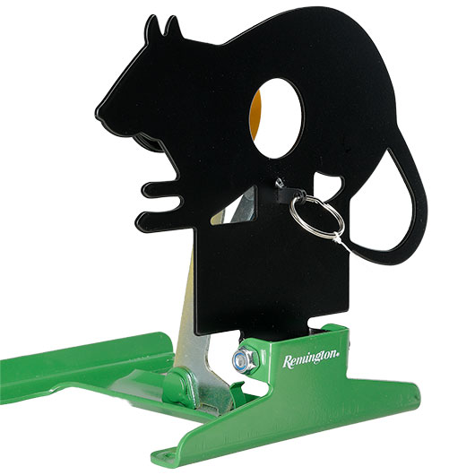 Remington Pull To Reset Klappziel Ratte aus Stahl mit Seilzug-R�ckstellung schwarz Bild 3