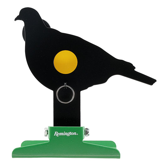 Remington Pull To Reset Klappziel Taube aus Stahl mit Seilzug-R�ckstellung schwarz