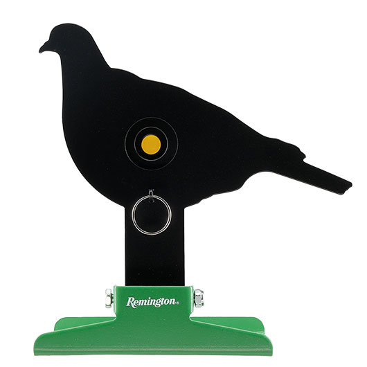 Remington Pull To Reset Klappziel Taube aus Stahl mit Seilzug-R�ckstellung schwarz Bild 1