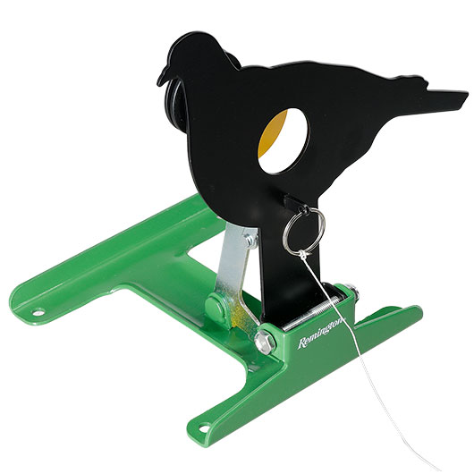 Remington Pull To Reset Klappziel Taube aus Stahl mit Seilzug-R�ckstellung schwarz Bild 5