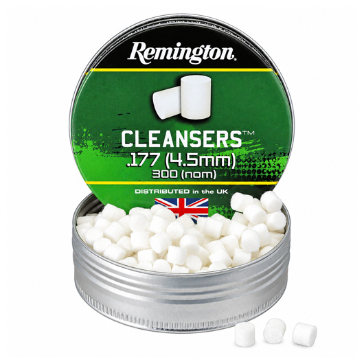 Remington Cleansers Reinigungsfilze / Filzdiabolos Laufreiniger 4,5mm wei� - 300 St�ck