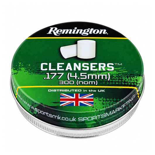 Remington Cleansers Reinigungsfilze / Filzdiabolos Laufreiniger 4,5mm wei� - 300 St�ck Bild 1