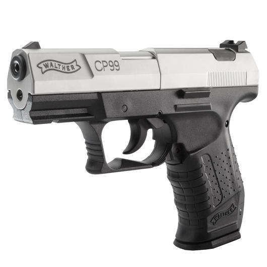 Walther CP99 CO2 Luftpistole 4,5 mm Diabolo nickel Bild 1