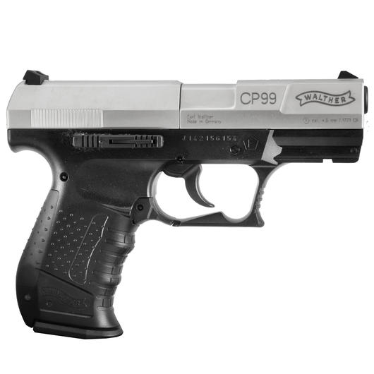 Walther CP99 CO2 Luftpistole 4,5 mm Diabolo nickel Bild 2