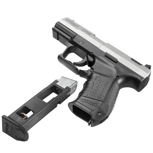 Walther CP99 CO2 Luftpistole 4,5 mm Diabolo nickel Bild 3