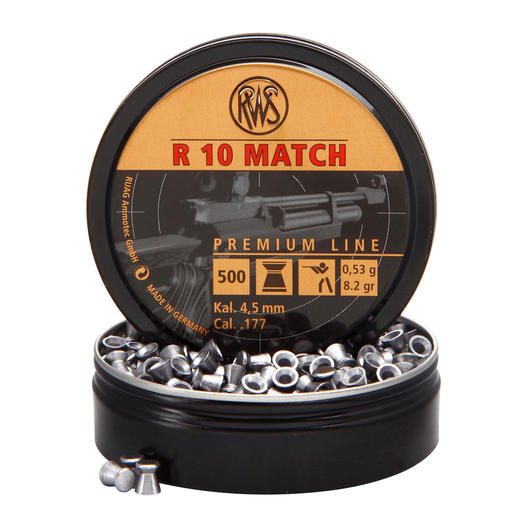 RWS R 10 Match Flachkopf-Diabolos 4,5mm 500 Stck