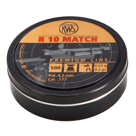 RWS R 10 Match Flachkopf-Diabolos 4,5mm 500 Stck Bild 1