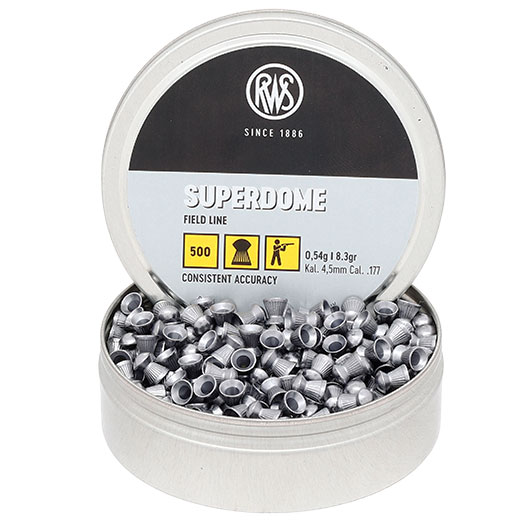 RWS Rundkopf-Diabolos Superdome 4,5mm 500 Stck Bild 3