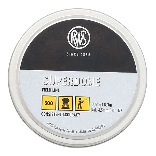 RWS Rundkopf-Diabolos Superdome 4,5mm 500 Stck Bild 4