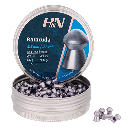 H&N Rundkopf-Diabolos Baracuda 5,5mm 200 Stck