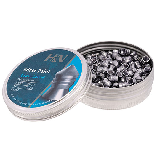 H&N Spitzkopf-Diabolos Silver Point 5,5mm 200 Stck Bild 2