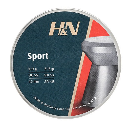 H&N Flachkopf-Diabolos Sport 4,5mm 500 Stck Bild 3