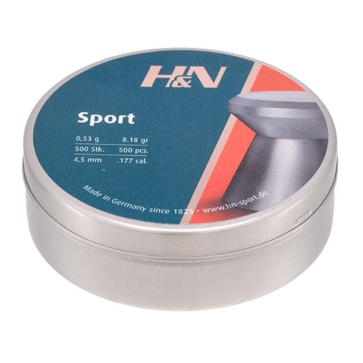H&N Flachkopf-Diabolos Sport 4,5mm 500 Stck Bild 1