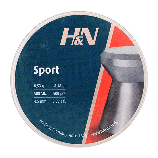 H&N Flachkopf-Diabolos Sport 4,5mm 500 Stck Bild 3