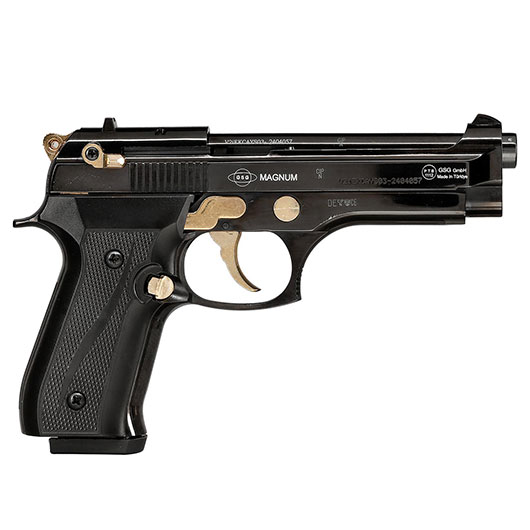 Ekol Firat Magnum Schreckschuss Pistole Kal. 9mm P.A.K. schwarz / gold - B-WARE Bild 3