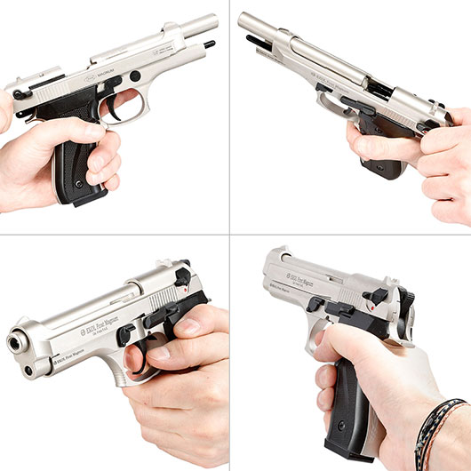 Ekol Firat Magnum Schreckschuss Pistole Kal. 9mm P.A.K. nickel - B-WARE Bild 11