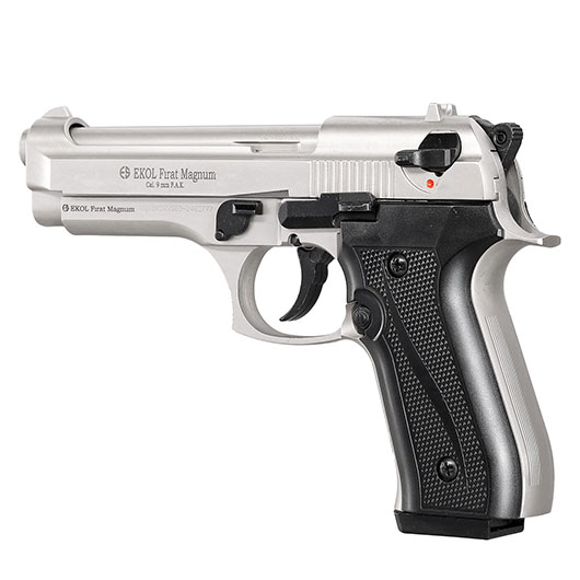 Ekol Firat Magnum Schreckschuss Pistole Kal. 9mm P.A.K. nickel - B-WARE Bild 7