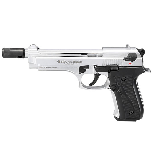 Ekol Firat Magnum Schreckschuss Pistole Kal. 9mm P.A.K. chrom - B-WARE Bild 10