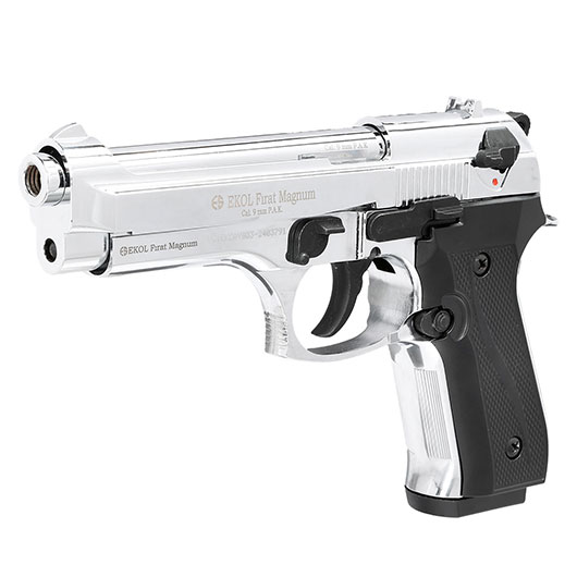 Ekol Firat Magnum Schreckschuss Pistole Kal. 9mm P.A.K. chrom - B-WARE Bild 2